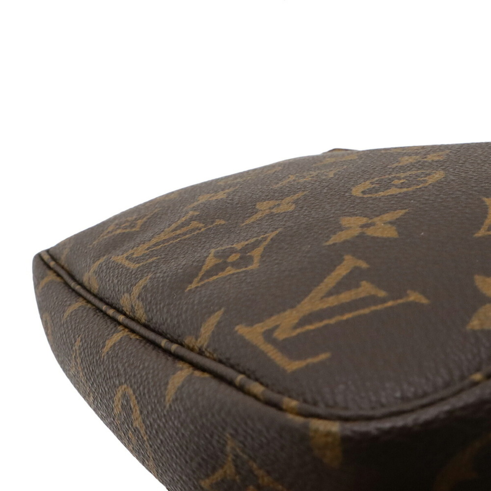 LOUIS VUITTON Authentic Brown Monogram Pochette Mini Bag - Picture 5 of 10